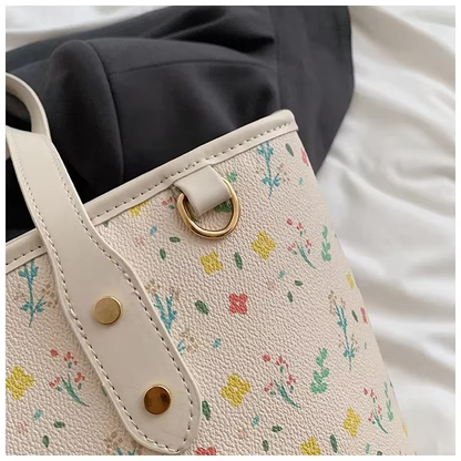 Vegan tote bag met strikdetail voor dames – Noraly