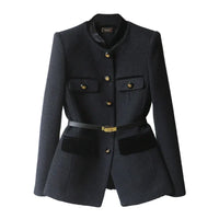 Lange mouw wollen blazer voor elke gelegenheid – Emma