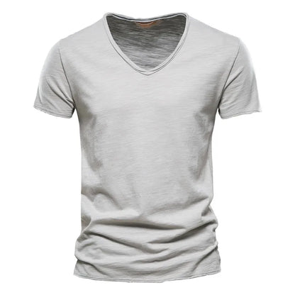 Ademend katoenen zomershirt met slim fit – Milan