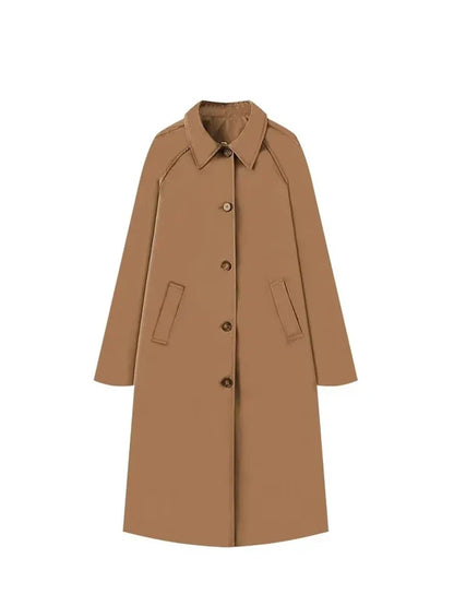 Lente Trenchcoat voor Dames met Ruitvoering – Maud