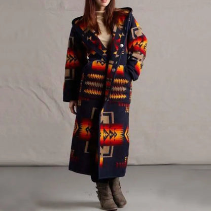 Stijlvolle winterjas met unieke details voor dames – Elvira