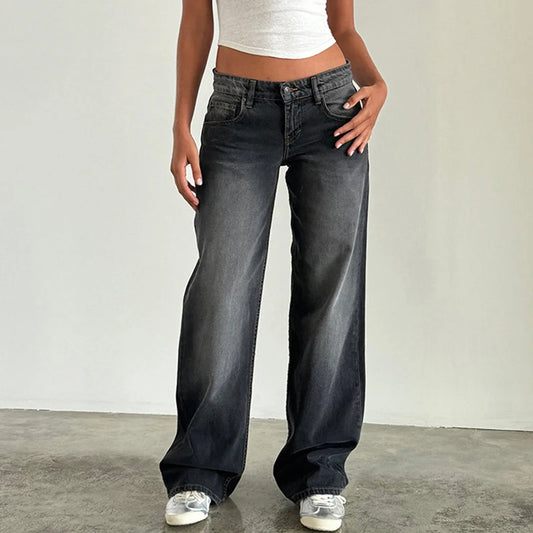 High Waist Wide-Leg Damesjeans in Diverse Kleuren – Ysella