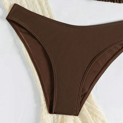 Boho bikini set met mesh strandoutfit – Yara