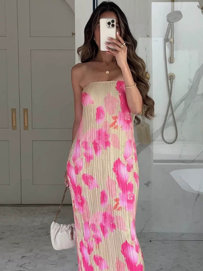 Mouwloze elegante damesjurk met flatterende snit – Selvina
