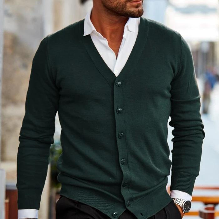 Elegante casual cardigan voor heren – Stef