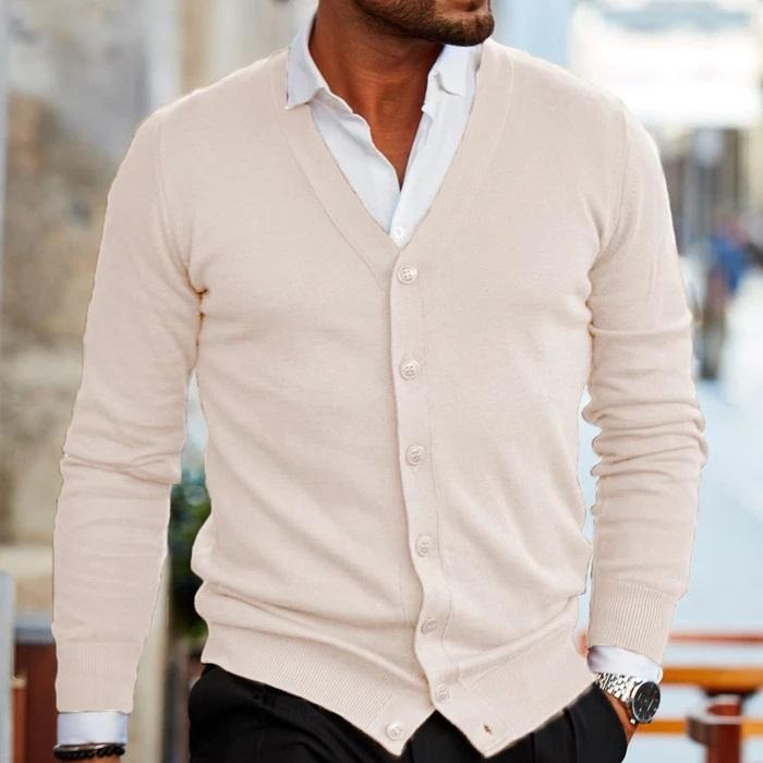 Elegante casual cardigan voor heren – Stef