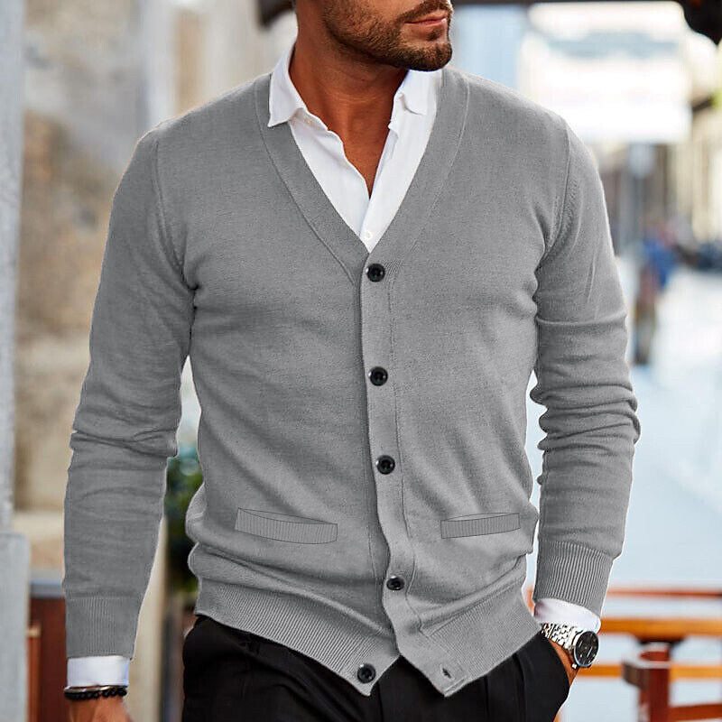 Elegante casual cardigan voor heren – Stef