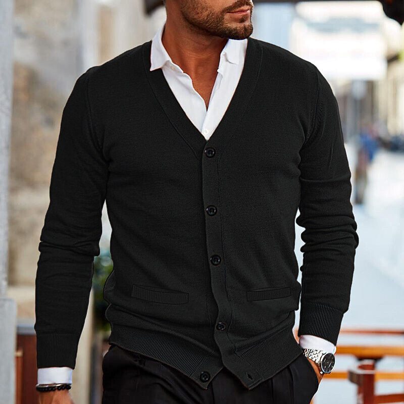 Elegante casual cardigan voor heren – Stef