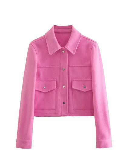 Trendy cropped bomberjack voor dames – Emma