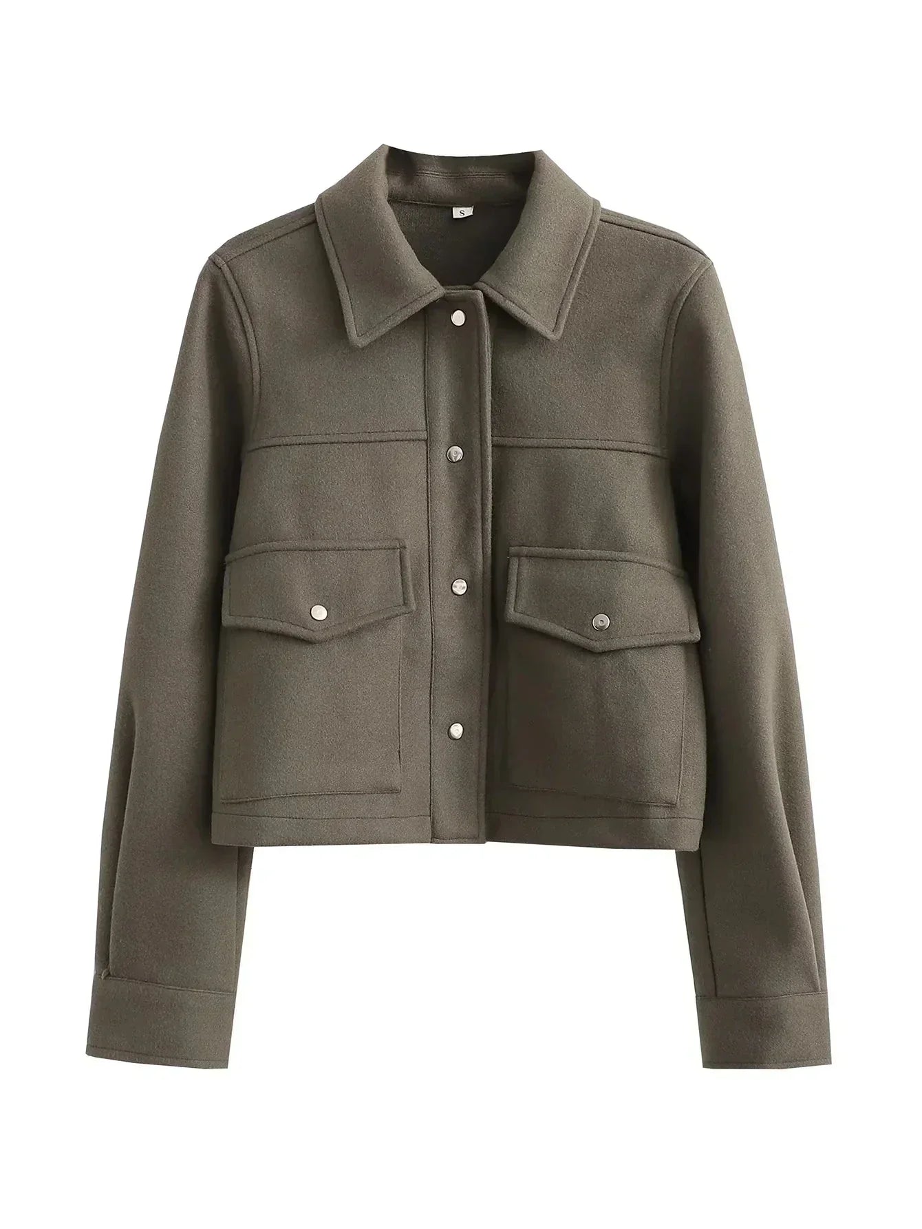 Trendy cropped bomberjack voor dames – Emma