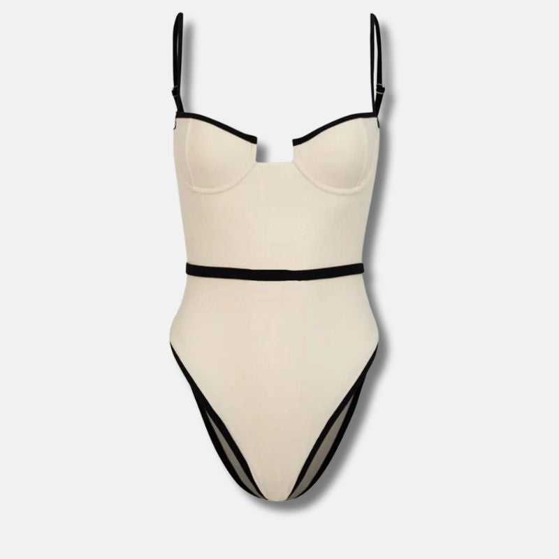 Corrigerend Badpak Luxe Diepe Hals Naadloze Fit – Juliette
