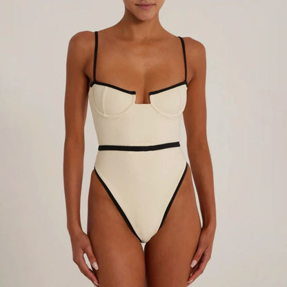 Corrigerend Badpak Luxe Diepe Hals Naadloze Fit – Juliette