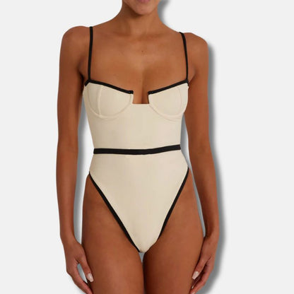 Corrigerend Badpak Luxe Diepe Hals Naadloze Fit – Juliette