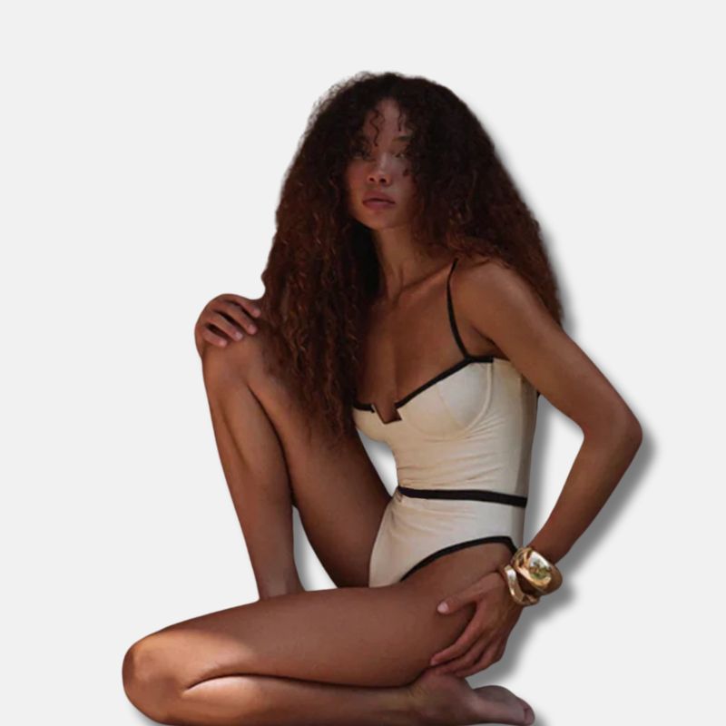 Corrigerend Badpak Luxe Diepe Hals Naadloze Fit – Juliette