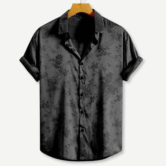 Luchtig Heren Zomer Shirt met Bloemenmotief – Thomas