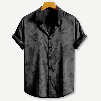 Luchtig Heren Zomer Shirt met Bloemenmotief – Thomas