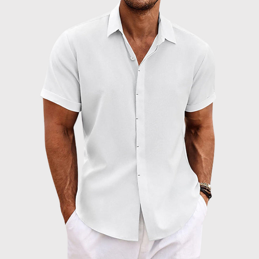 Luchtige Heren Zomerblouse met Knoopsluiting – Mark
