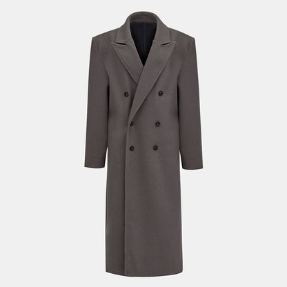 Oversized Winterjas voor Dames met Wollook Stof – Mirelle