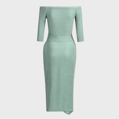 Elegante glitterjurk met flatterende pasvorm – Marit