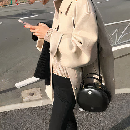 Luxe kasjmier trenchcoat met elegante pasvorm – Valentina