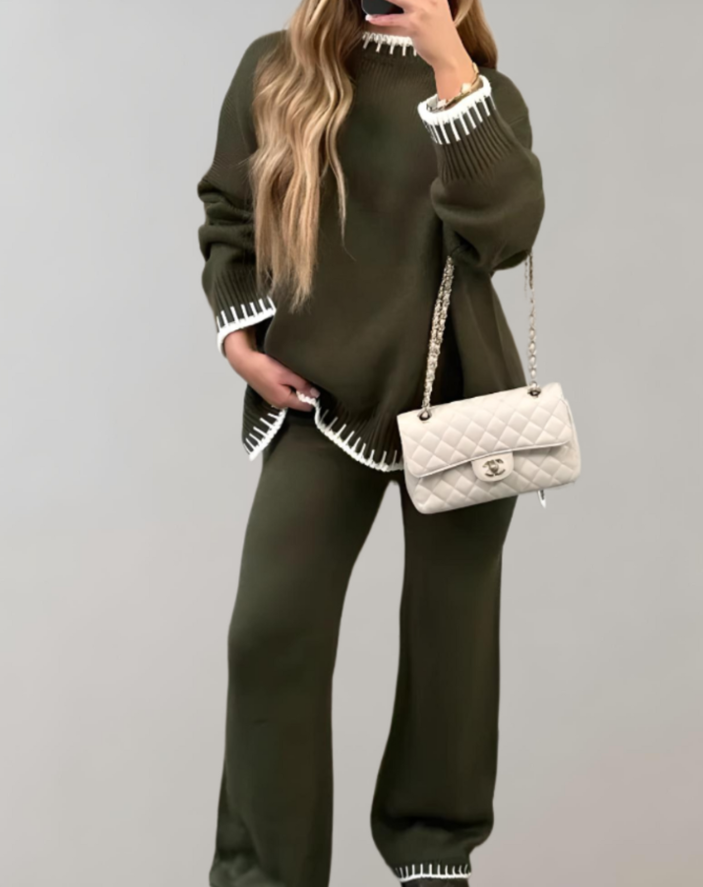 Tweedelige Set Met Lange Mouwen – Isabel