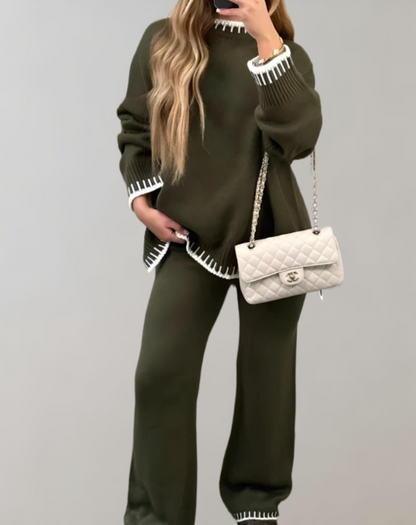 Tweedelige Set Met Lange Mouwen – Isabel