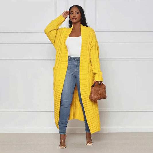 Lange en comfortabele cardigan voor winter – Olivia