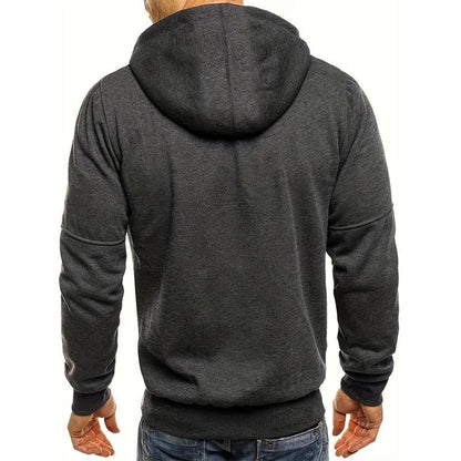 Casual sportieve heren hoodie met comfortabele pasvorm – Elias