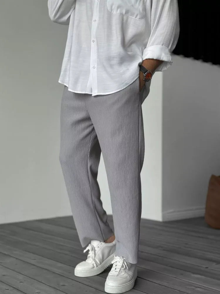 Heren broek lichtgewicht ademend elegant comfort – Solvaro