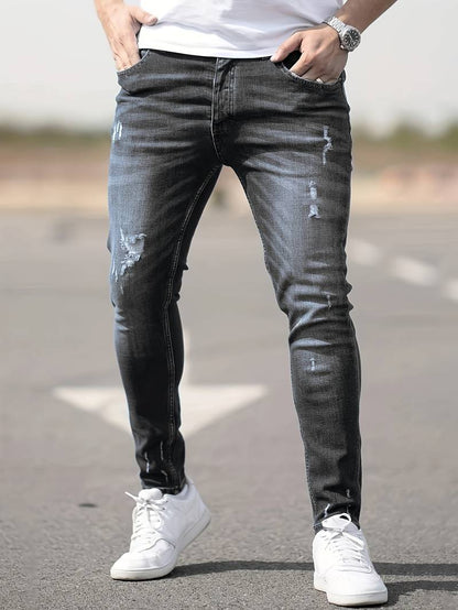 Slim Fit Jeans Heren – Stijlvolle en Comfortabele Look – Theo