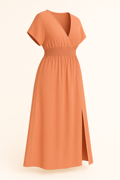 Comfy maxi daComfy maxi damesjurk met hoge taille en flair – Lurevamesjurk met hoge taille en flair – Lureva