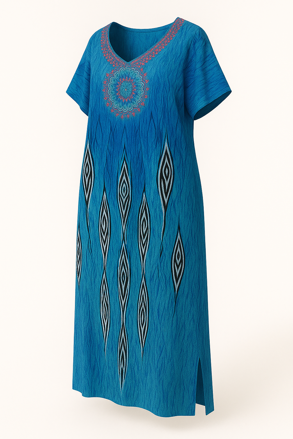 Stijlvolle Strandkaftan met Elegante Pasvorm – Solenya