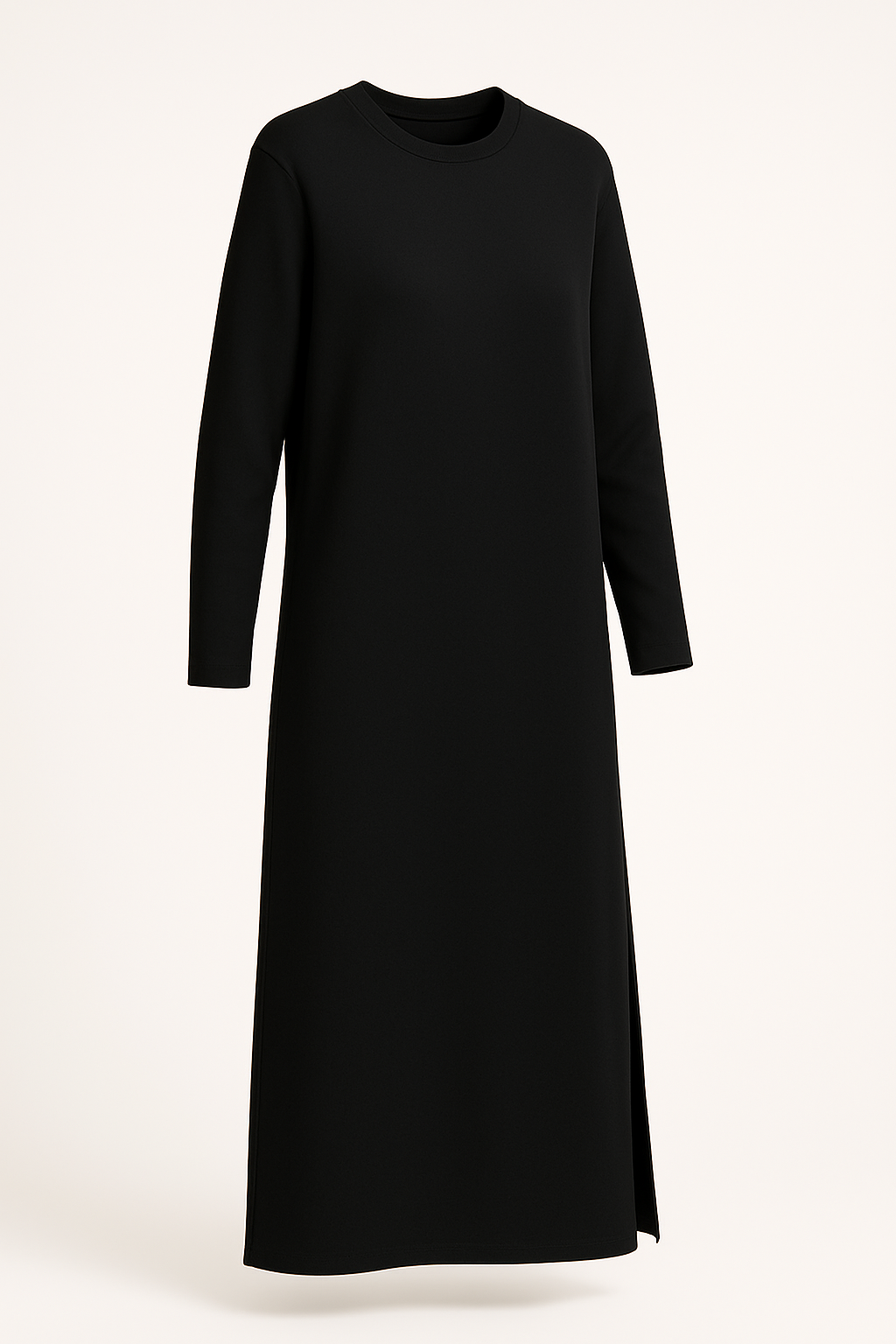 Lange elegante jurk met comfortabele pasvorm – Milena