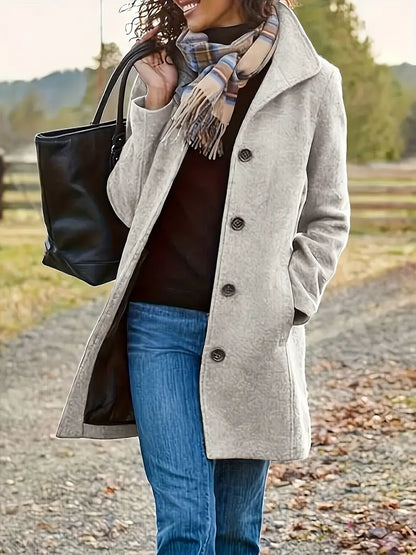 Elegante dames winterjas met capuchon – Sophia