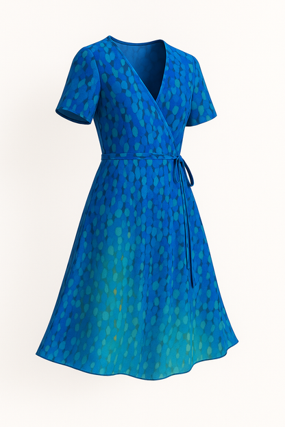 Boho zomerjurk met kleurverloop en comfort – Leanne