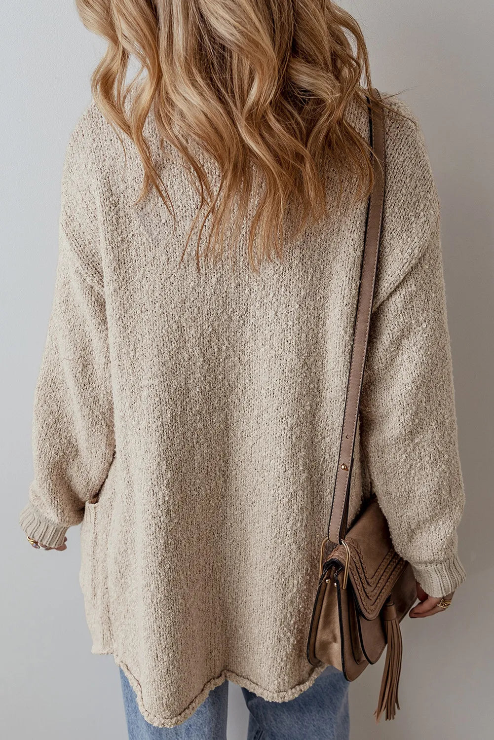 Stijlvolle dames cardigan met lange mouwen en knoopsluiting – Olivia