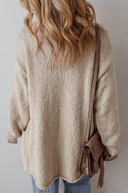 Stijlvolle dames cardigan met lange mouwen en knoopsluiting – Olivia