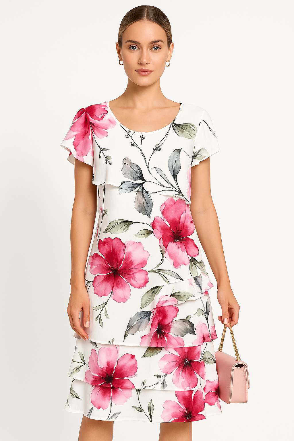 Bloemenprint maxi-jurk voor zomeravonden – Amélie