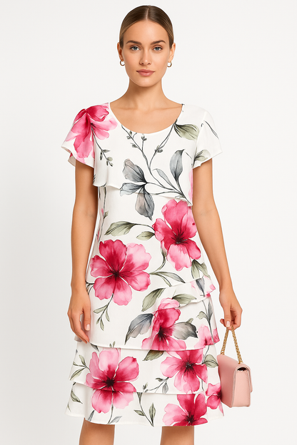 Bloemenprint maxi-jurk voor zomeravonden – Amélie