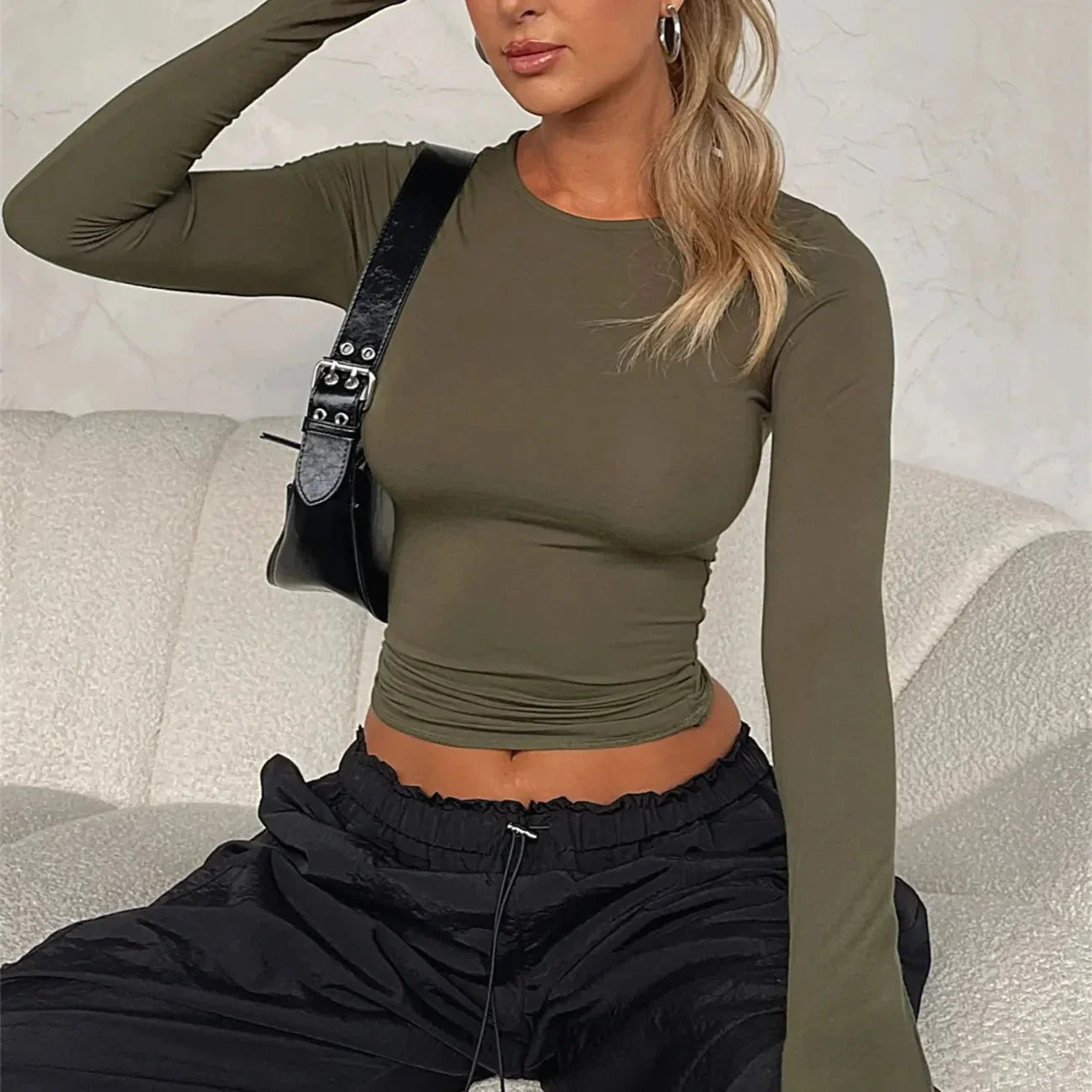 Cropped Top Trendy Comfortabel Voor Elke Dag – Liva