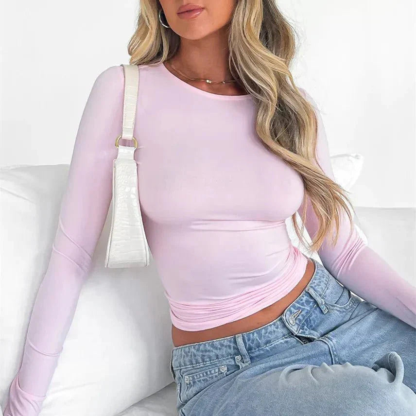 Cropped Top Trendy Comfortabel Voor Elke Dag – Liva