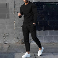 Street Style Set met Lange Mouwen voor Heren – Daan