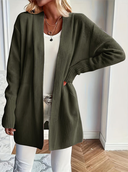 Lang dames vest met V-hals en stijl – Livia