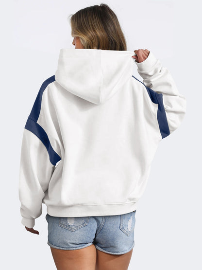 Casual hoodie met zachte stof voor dagelijks comfort – Luna