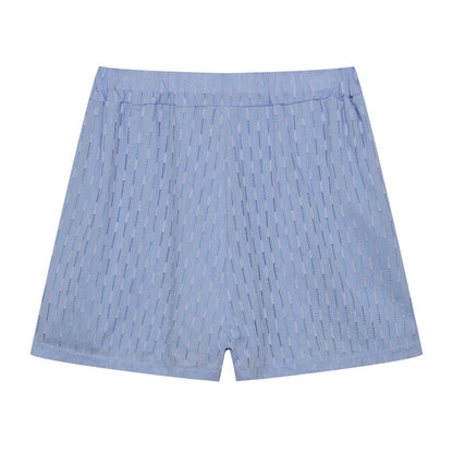 Casual shirt en shorts set voor dames – Maud