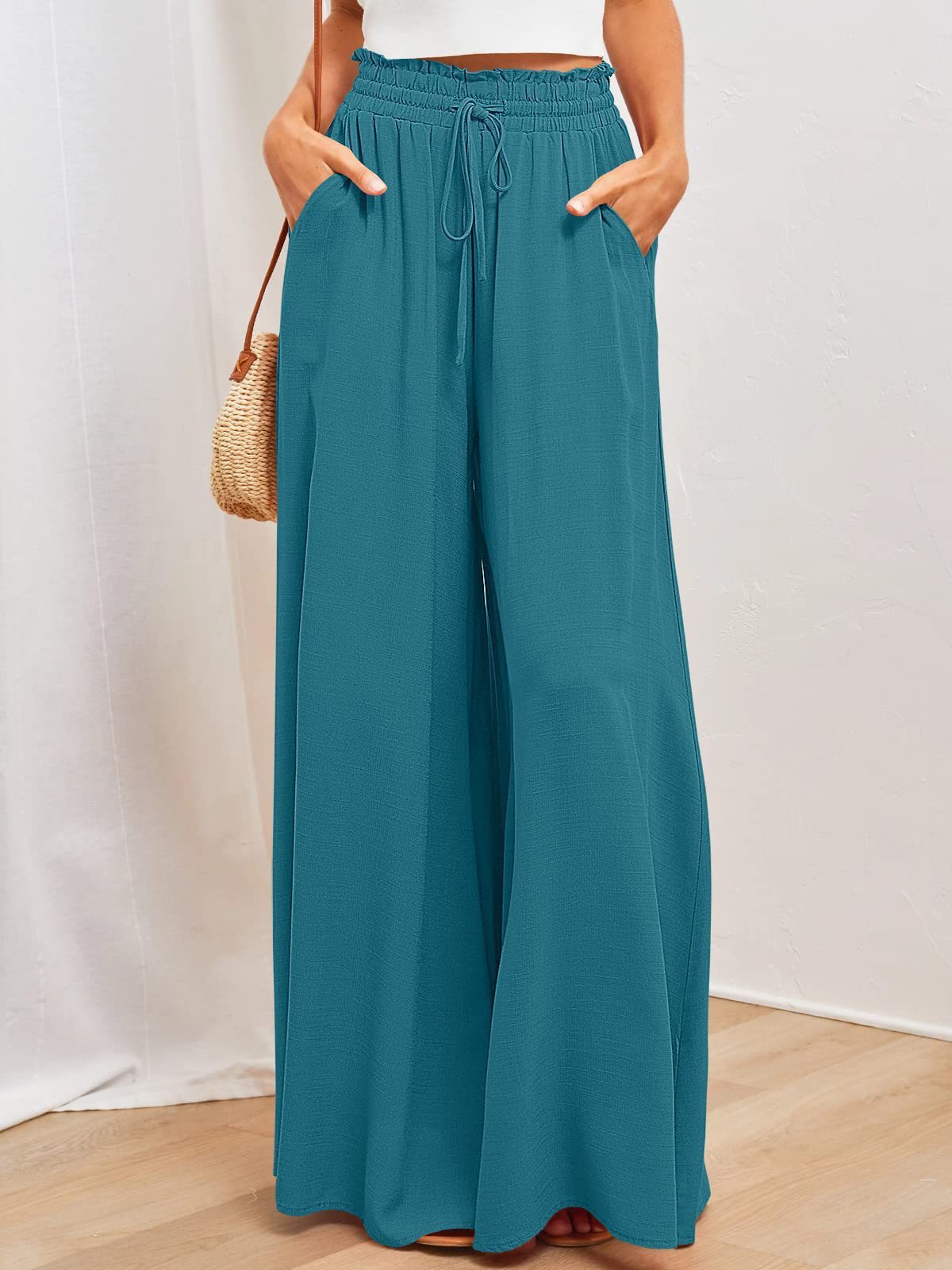 Wijde Pijpen Damesbroek met Chic Silhouet – Liana