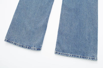 Witte Straight Jeans Stijlvol en Veelzijdig – Liv