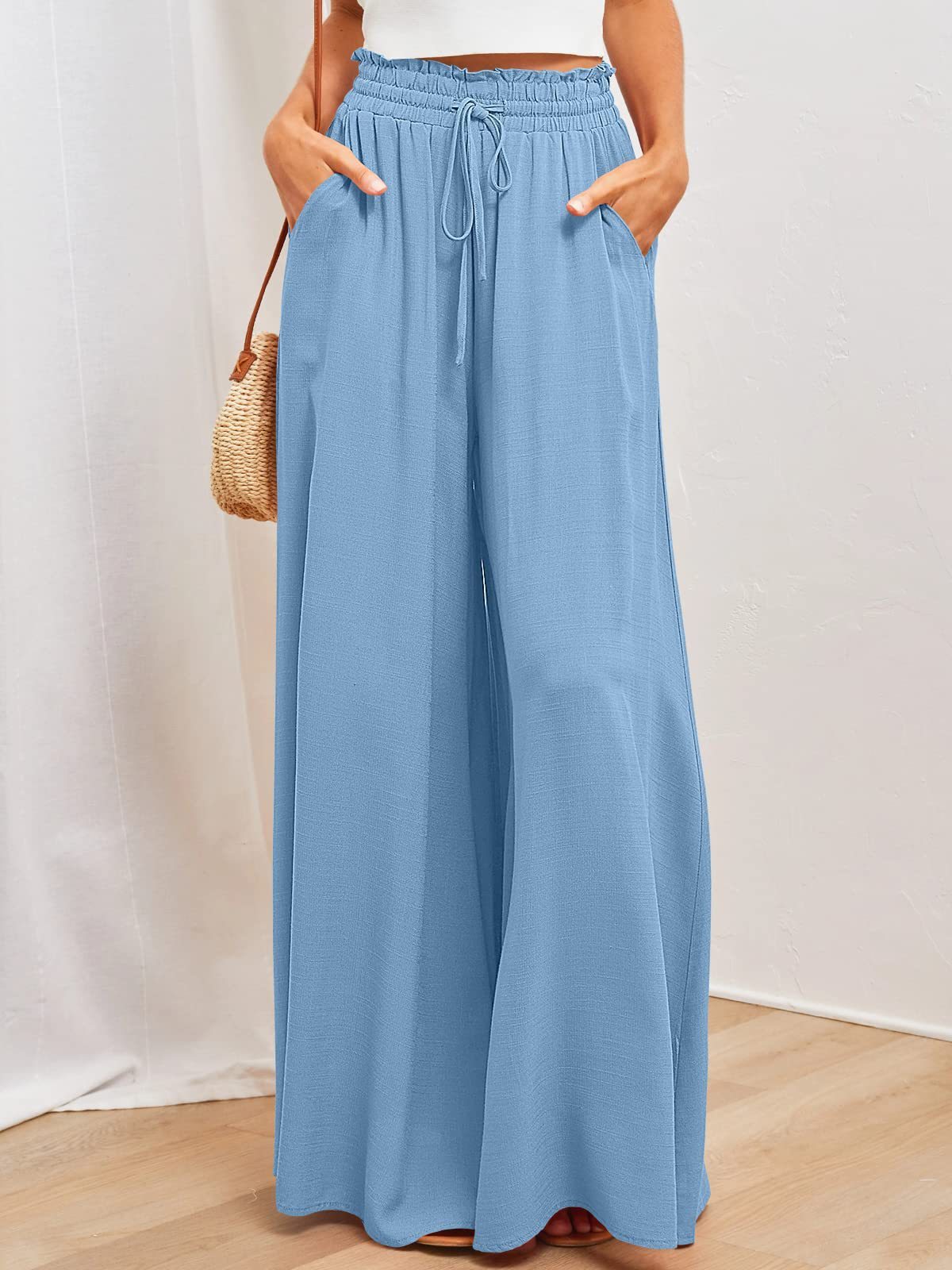 Wijde Pijpen Damesbroek met Chic Silhouet – Liana
