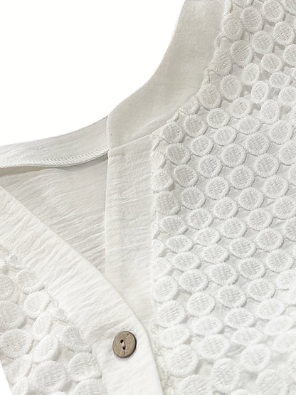 Linnen dames shirt ademend zomer knoopsluiting – Alviora