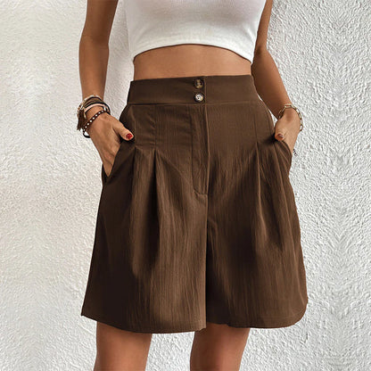 Dames shorts met zakken en streetstyle flair – June